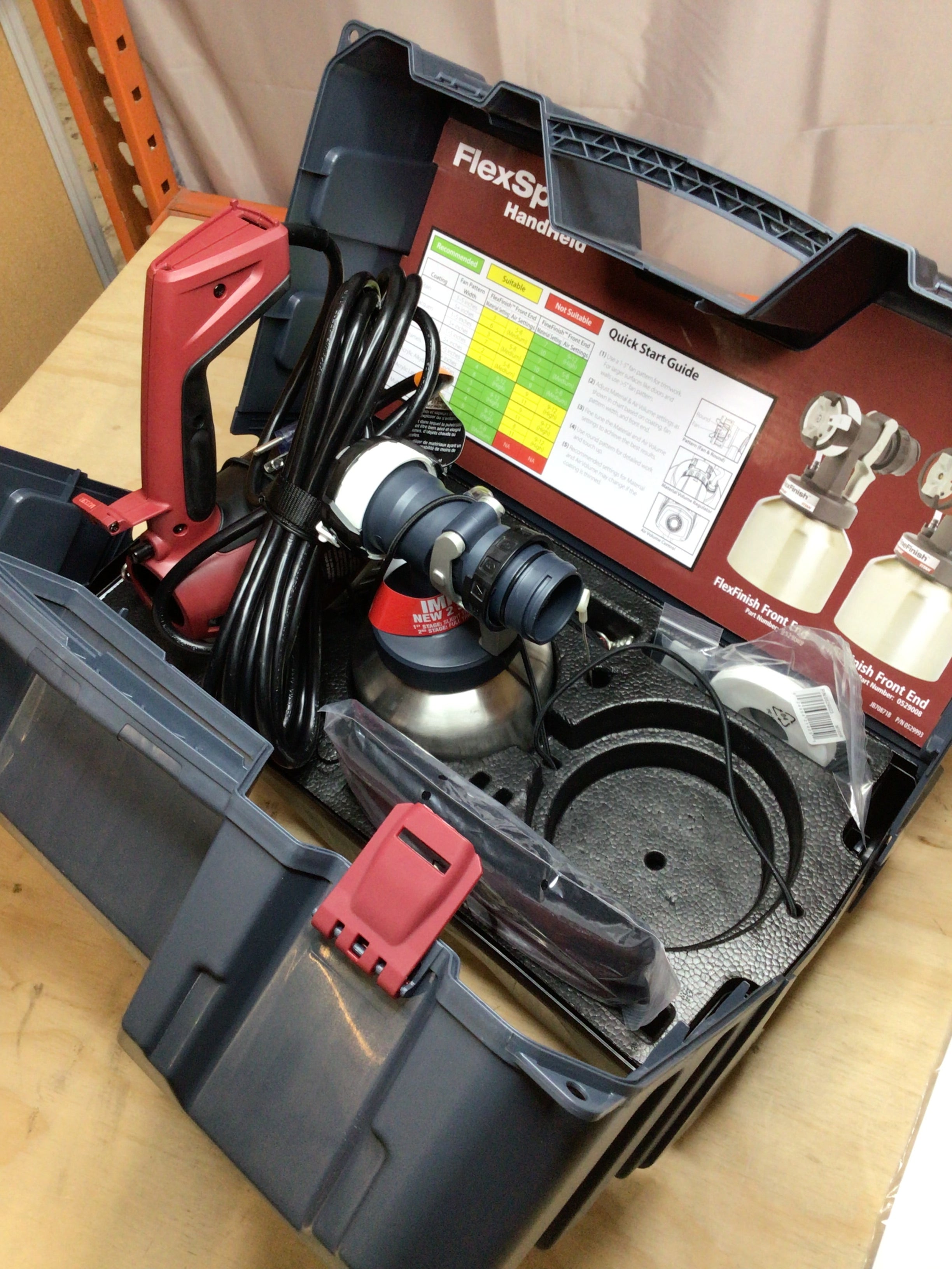 TITAN FlexSpray HVLP Electric Handheld Paint Sprayer (Model: 0524093) *OPEN BOX* (8106381738222)